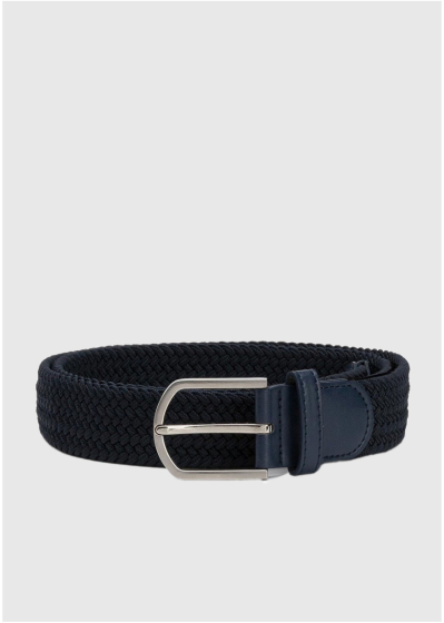 Dark blue men's belt