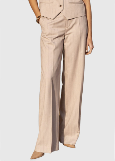 Aira beige striped pants