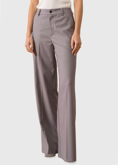 Auriana grey women's wide leg pants