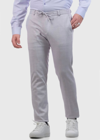 Trajce light purple men's trousers