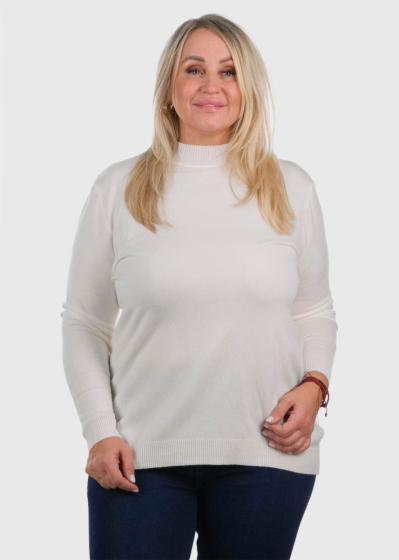 Azra Plus Size white sweater