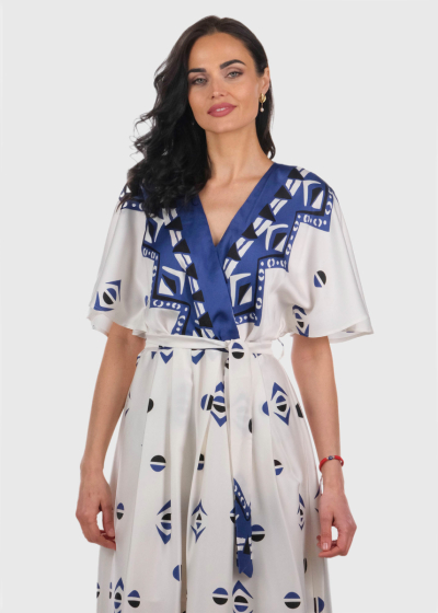 Ayanna long dress in print