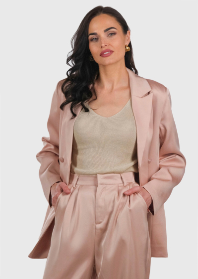 Aigerim beige women's blazer