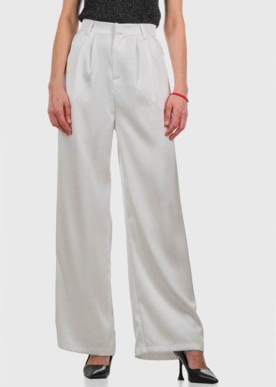 Aigerim белые женские широкие брюки