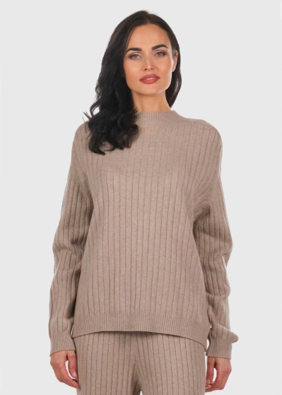 Candy light brown women's suit