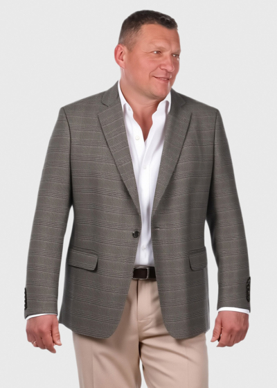 Basanti brown checkered blazer