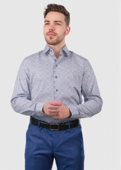 Slim Fit men's printed shirt