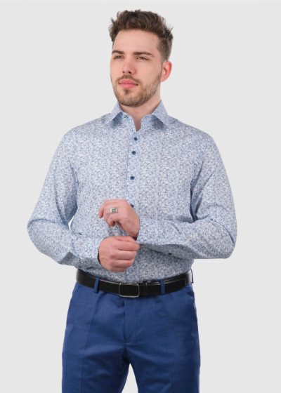 Slim Fit men's printed shirt