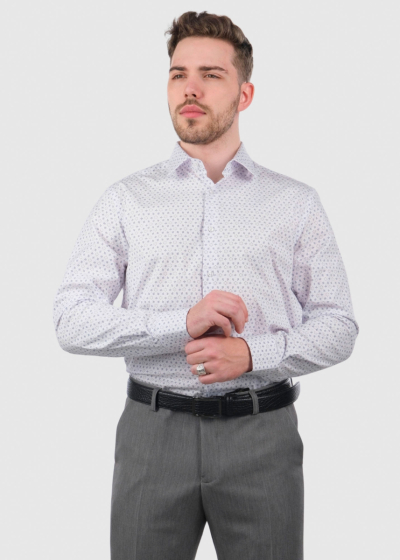 Мужская приталенная рубашка