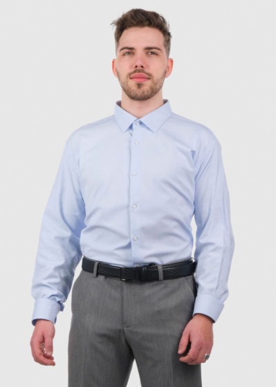 Regular Fit light blue shirt