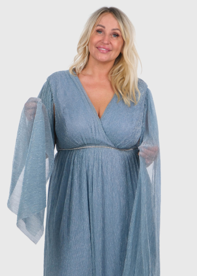 Carmilla Plus Size blue evening dress