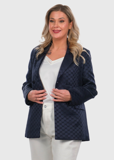 Drashti tumši zila sieviešu žakete