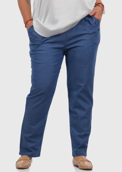 Désirée Plus Size blue pants