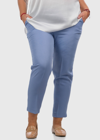 Julieta Plus Size light blue women's pants