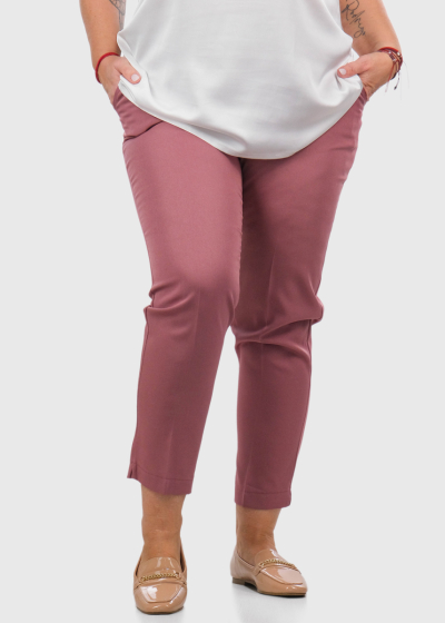 Julieta Lielo izmēru tumši rozā sieviešu bikses