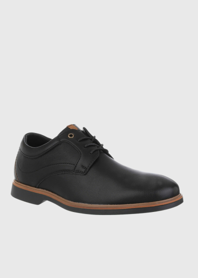 Dio black lace-up shoes