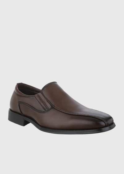 Deco dark brown loafers