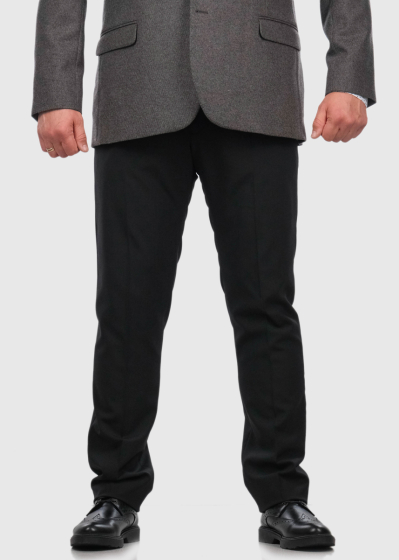 Derian Plus Size black mens pants