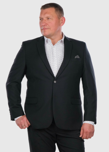 Chikako Plus Size black men's blazer