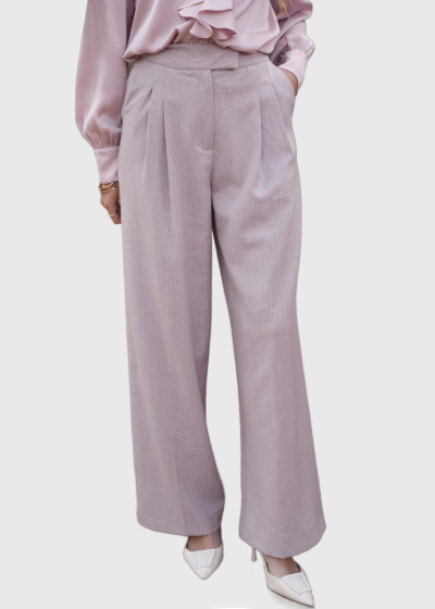 Esra wide leg pants with pockets