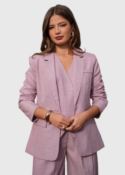 Elysia pink women's blazer