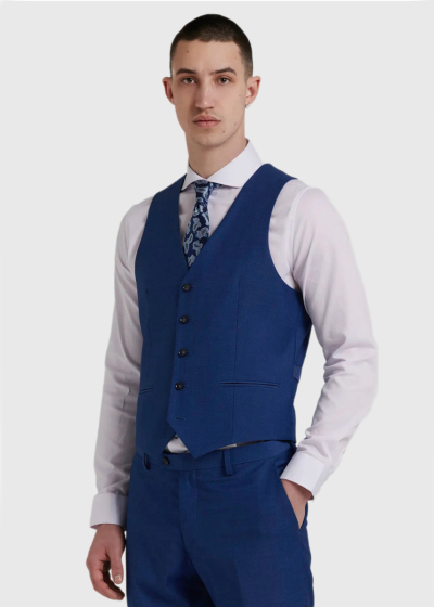 Bernold blue classic vest