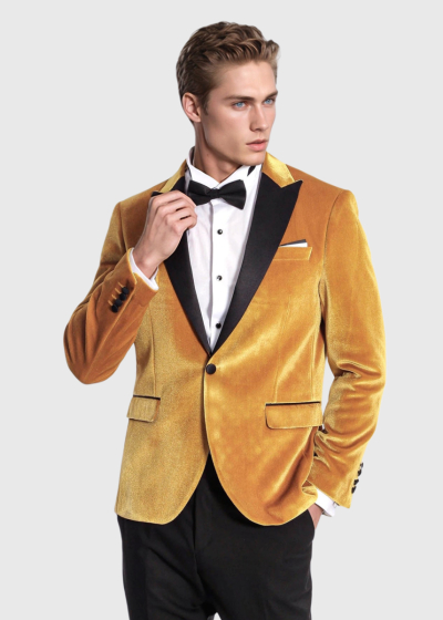 Emrys Slim Fit yellow suit