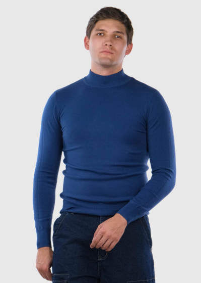Luca blue mens warm turtleneck