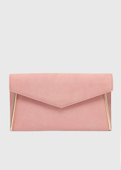 Elga pink women's clutch