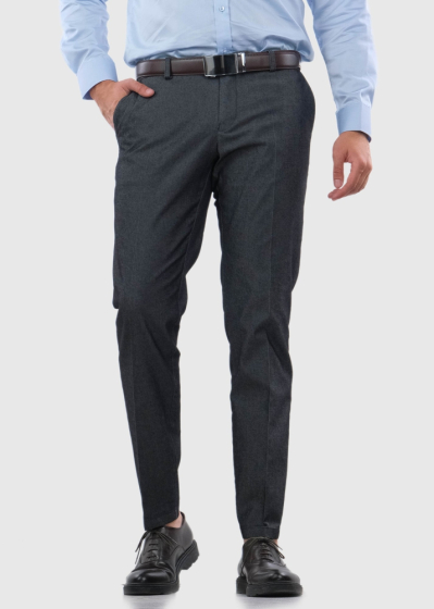 Gennarino Slim Fit tumši pelēkas vīriešu bikses