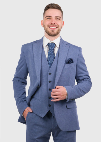 Chen Slim Fit blue suit