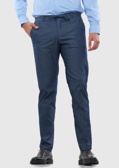 Gerardo blue men's trousers