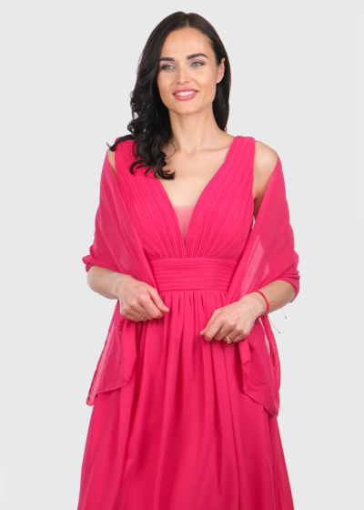 Elke pink short evening dress