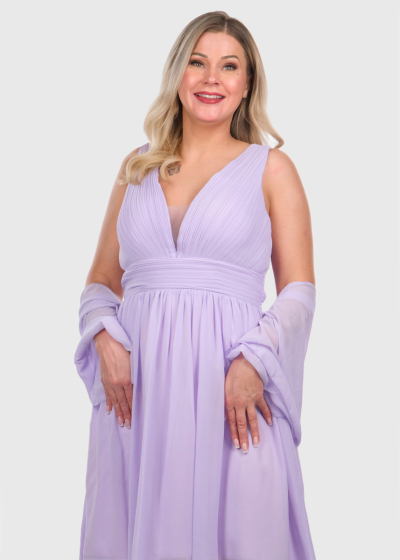 Elke gaiši violeta īsa vakarkleita