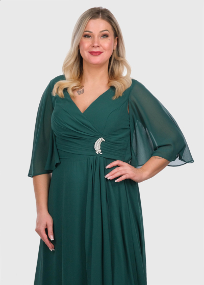 Erika dark green gara vakarkleita