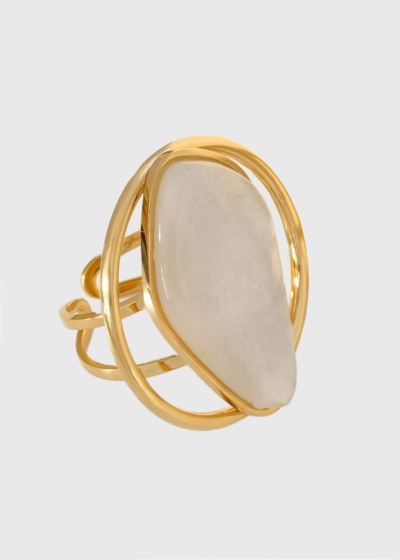 Evangelia gold-colored ring
