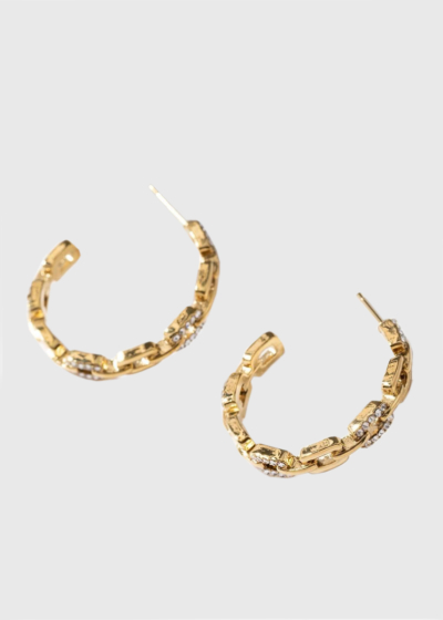 Edisa gold-colored earrings