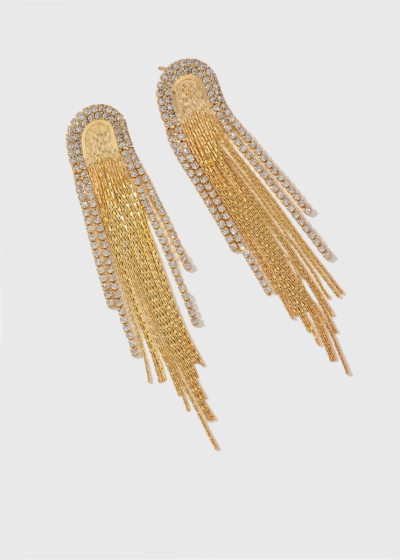 Edisa gold-colored women's earrings