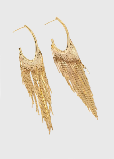 Evi gold-colored earrings