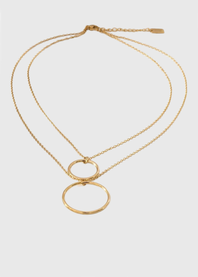 Ginger gold-colored necklace 