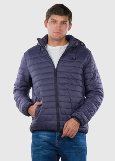 Mariano dark blue heated jacket