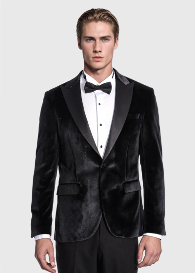 Emrys Slim Fit black suit