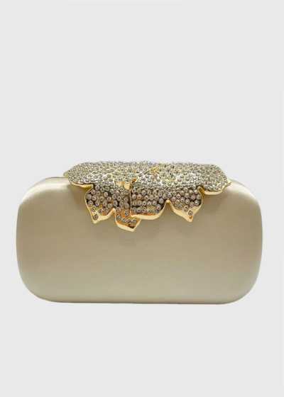 Joy gold clutch