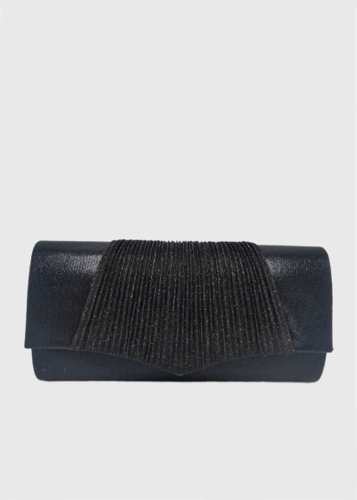 Joana black sparkle clutch 
