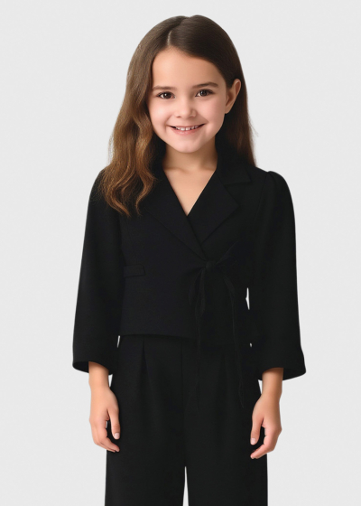 Kitty melns kostīms ar aukliņām