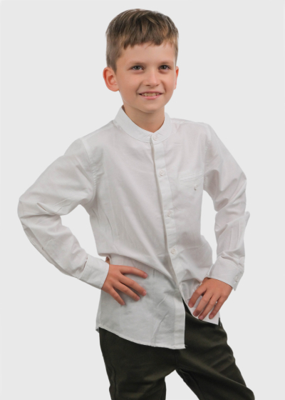 Ban white long sleeve shirt