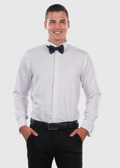 Farman Slim Fit white shirt