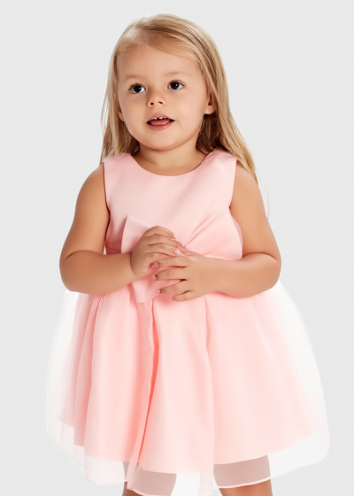 Kerri pink dress with bow