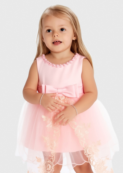 Kamili pink belted dress