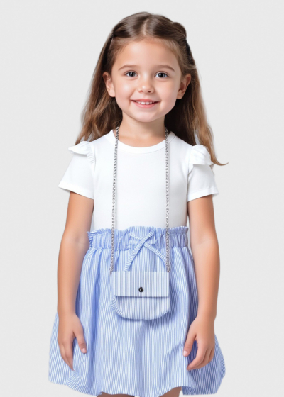 Louisiana dress with bag